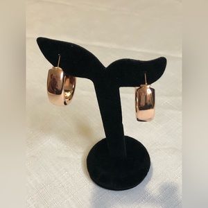 NEW Rose Gold Chunky Hoop Earrings